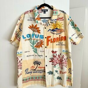 Summer shirt / beach shirt  size large